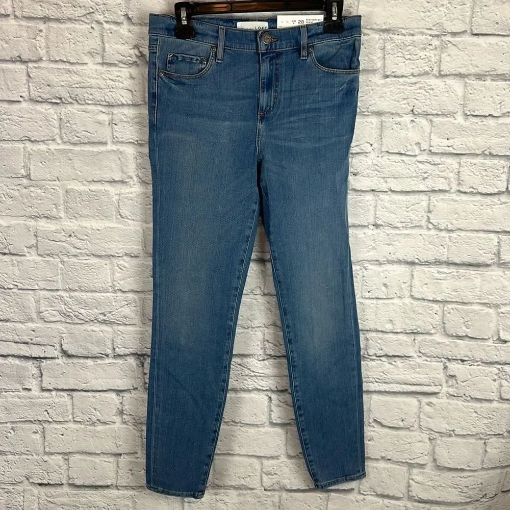 Loft Performance Denim Legging Jeans Size 6 Size 28 NWT